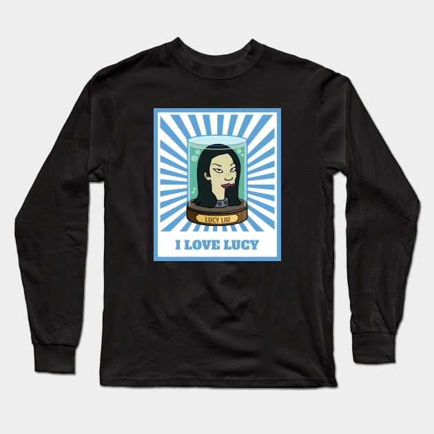 I Love Lucy Liu Long Sleeve T-Shirt by LiunaticFringe